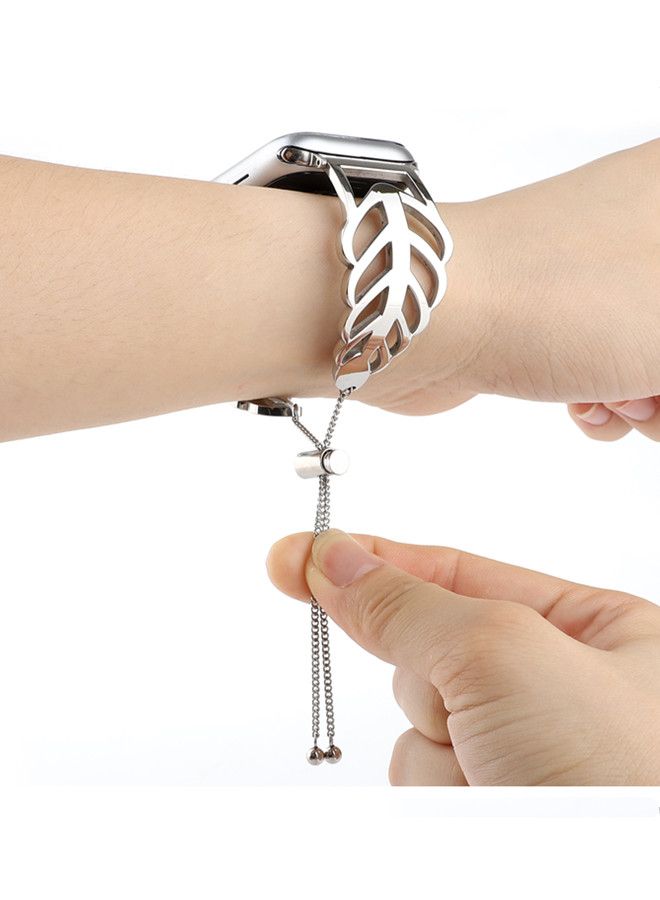 ISank Replacement Band For Apple Watch Series Siliver - Image 4