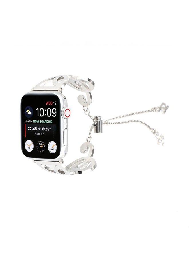 ISank Replacement Band For Apple Watch Series Siliver - Image 1