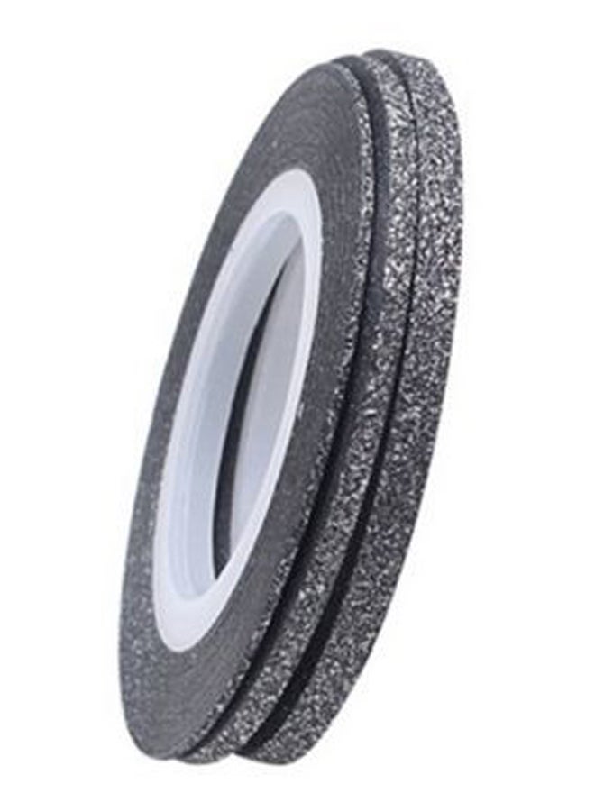 Generic Nail Art Glitter Bling Roll Striping Tape Black 