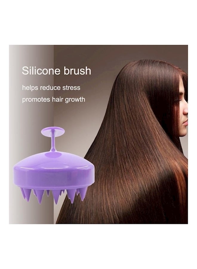 Shampoo Scalp Massage Brush Purple - Image 2