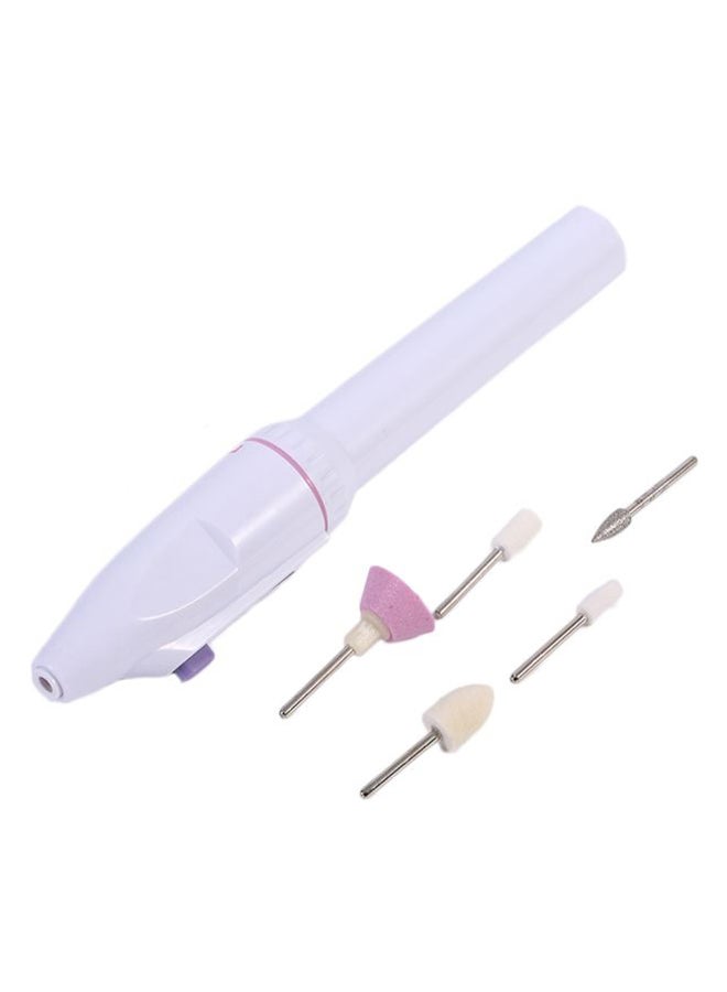 Generic Portable Electric Nail Art Device White  - Image 1