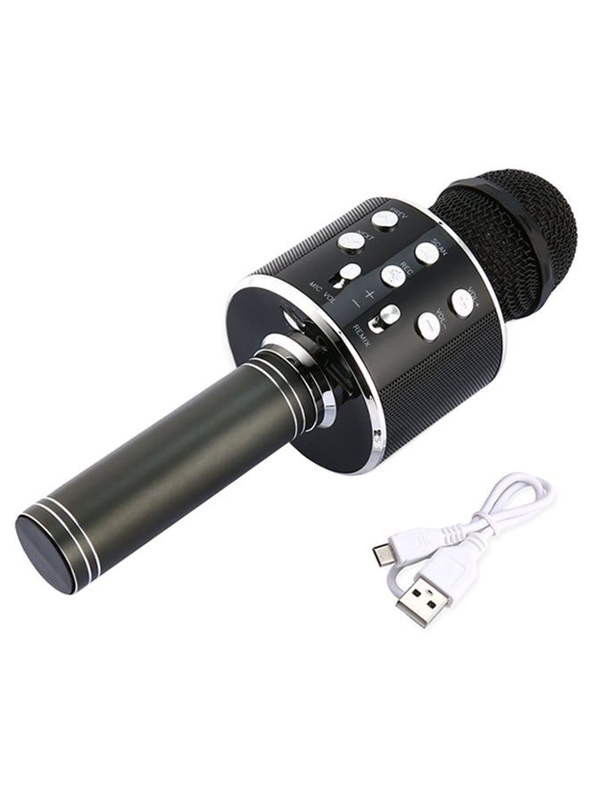 KTV Ws858 Wireless Bluetooth Karaoke Microphone XD77501 Black  - Image 1