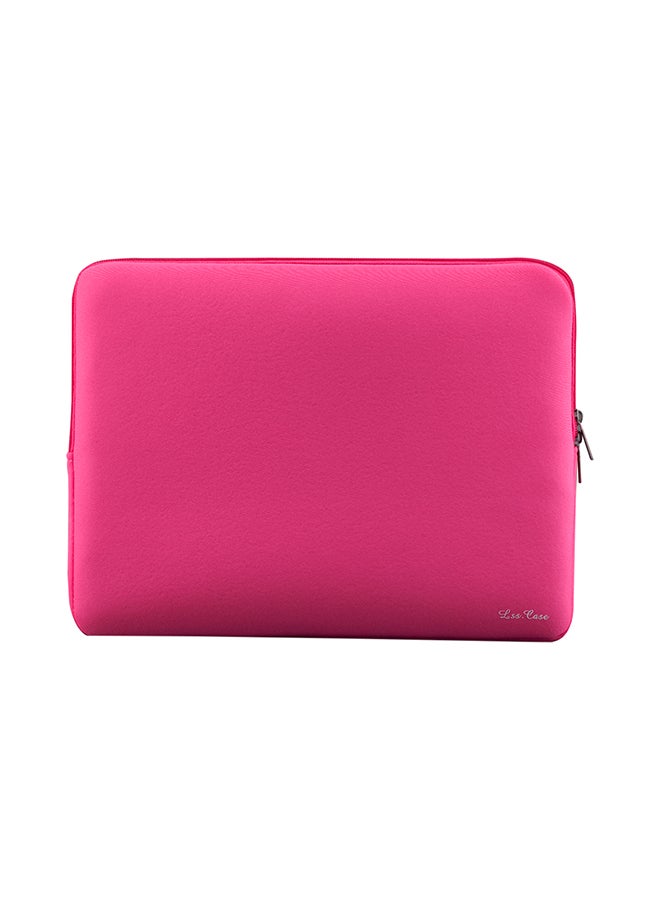 Zipper Soft Case For MacBook Air Ultrabook Laptop Notebook Sleeve Bag 11-inch Pink  - Image 1