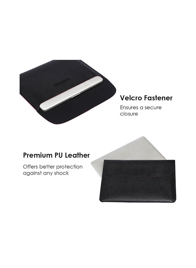 Laptop Sleeve Soft Case Cover For MacBook Air Pro Retina Pouch Bag 15 11/12/13 S/13 L/15.4 Black  - Image 3