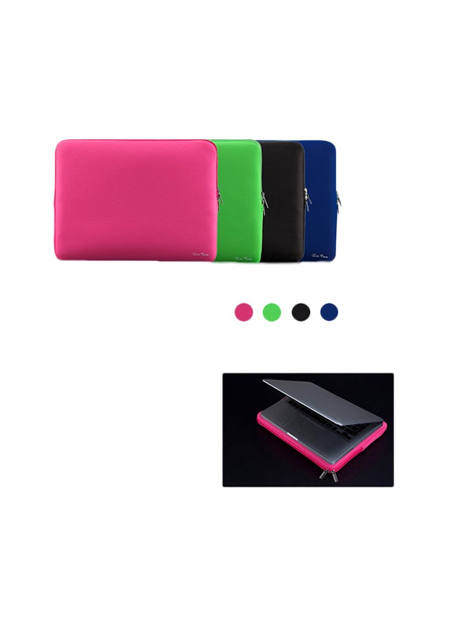 Lss - Zipper Soft Case For MacBook Air Pro Retina Ultrabook Laptop Notebook Sleeve Bag 13-inch Pink - Image 1