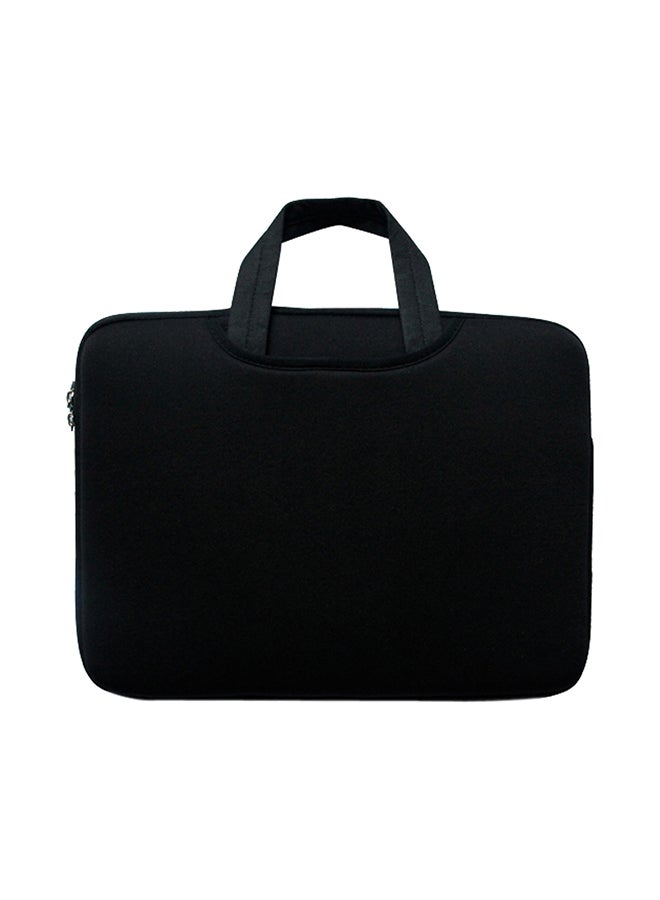 Lss - Soft Sleeve Bag Case Briefcase Pouch For Ultrabook Laptop Notebook Portable Handle Bag 15-inch Black - Image 1