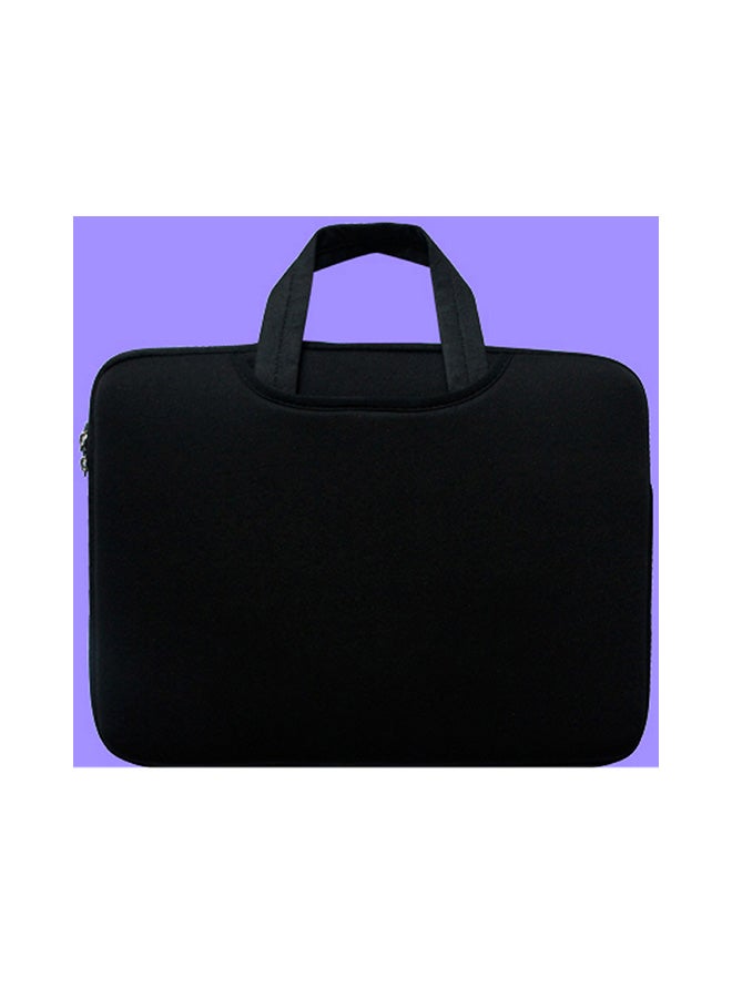 Lss - Soft Sleeve Bag Case Briefcase Pouch For Ultrabook Laptop Notebook Portable Handle Bag 15-inch Black - Image 1