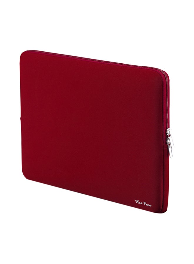 Lss - Zipper Soft Case For Ultrabook Laptop Notebook Portable Sleeve Bag 14-inch Red - Image 1