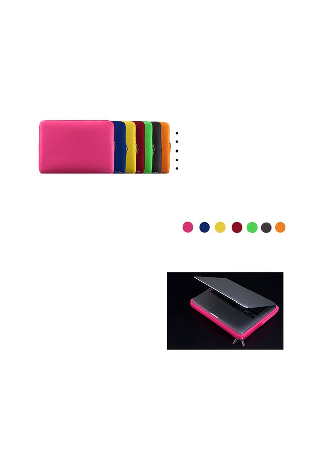 Lss - Zipper Soft Case For Ultrabook Laptop Notebook Portable Sleeve Bag 14-inch Blue - Image 1