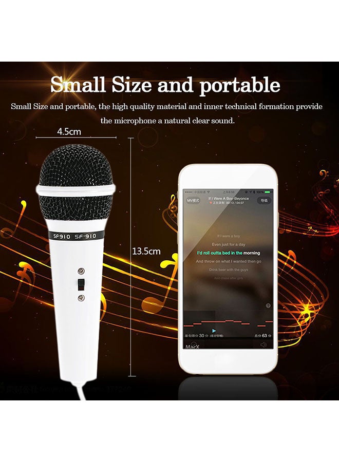 Condenser Microphone With Stand V191 White/Black  - Image 3