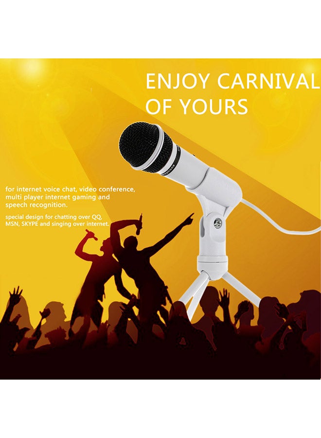 Condenser Microphone With Stand V191 White/Black  - Image 4