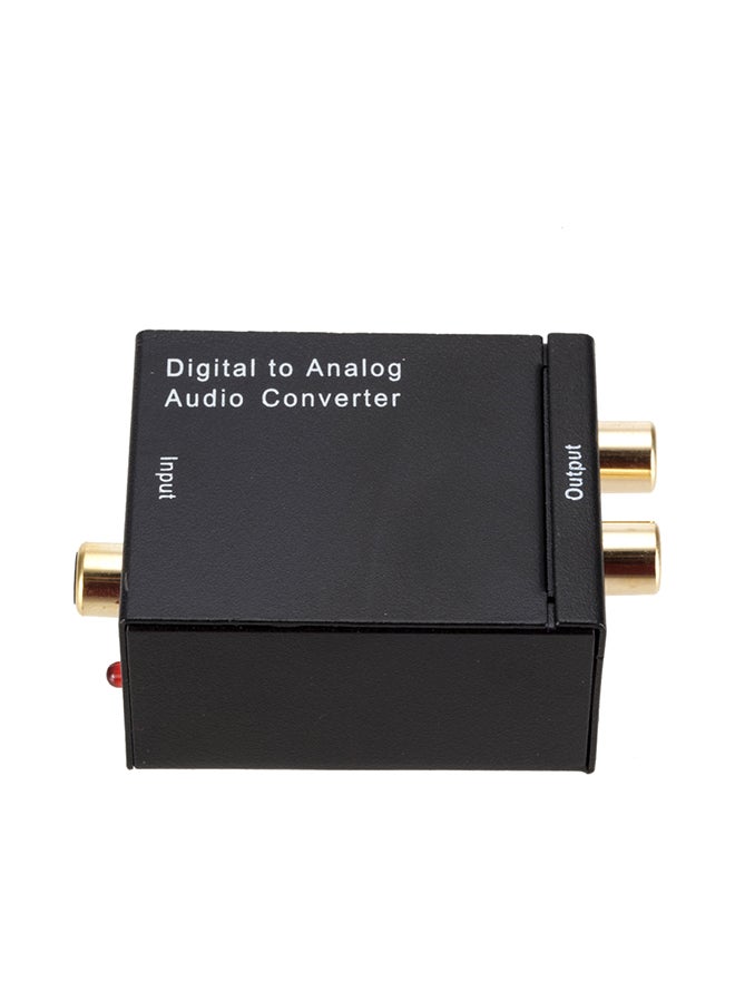 Digital To Analog Audio Converter With Data Cable Black - Image 2