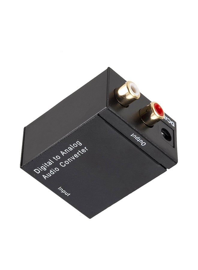 Digital To Analog Audio Converter With Data Cable Black - Image 3