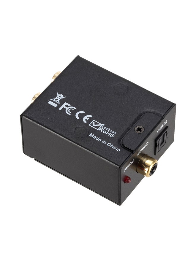 Digital To Analog Audio Converter With Data Cable Black - Image 4