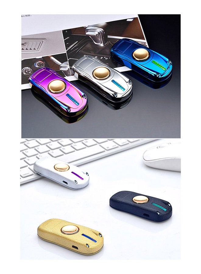 Generic Sports Car Shape Fingertips Electronic Lighter Silver/Blue  - Image 2
