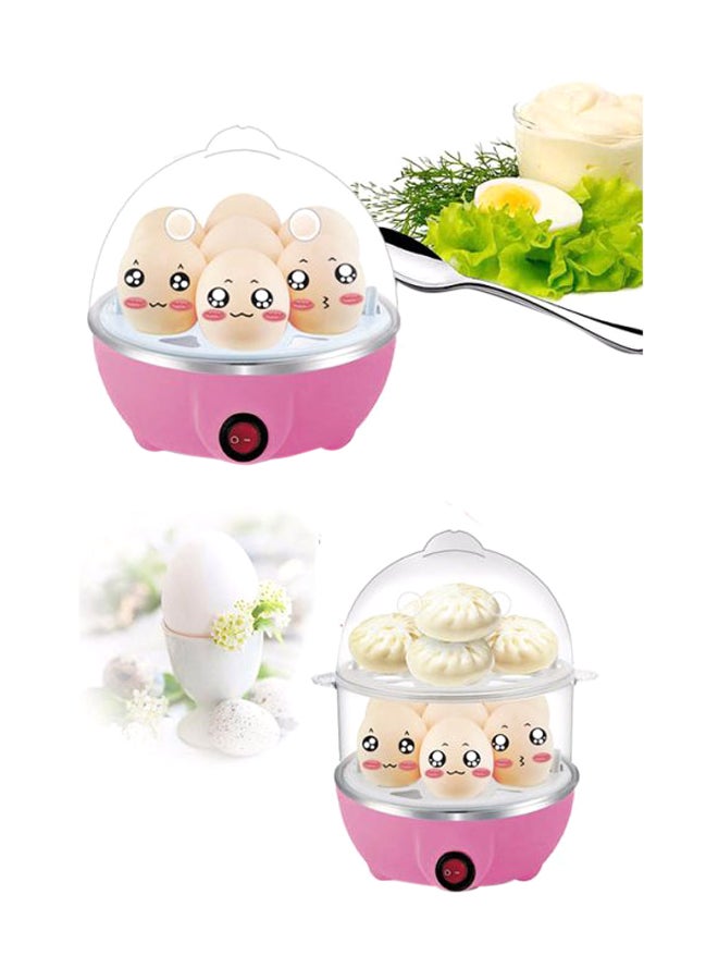 Multifunctional Automatic Double Layer Egg Boiler PO12362 Multicolour  - Image 2