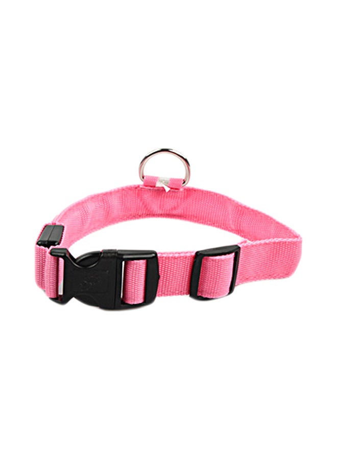 Generic Night Safety LED Adjustable Pet Collar Pink Syard  - Image 1
