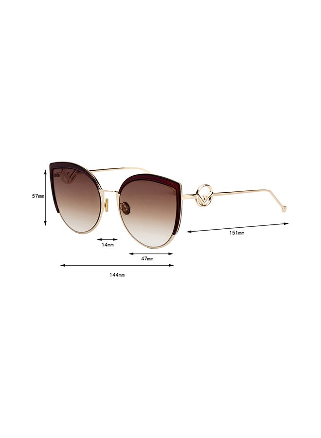 PARTAGAS Women's Fashion Cat-Eye Frame Sunglasses  - Image 3