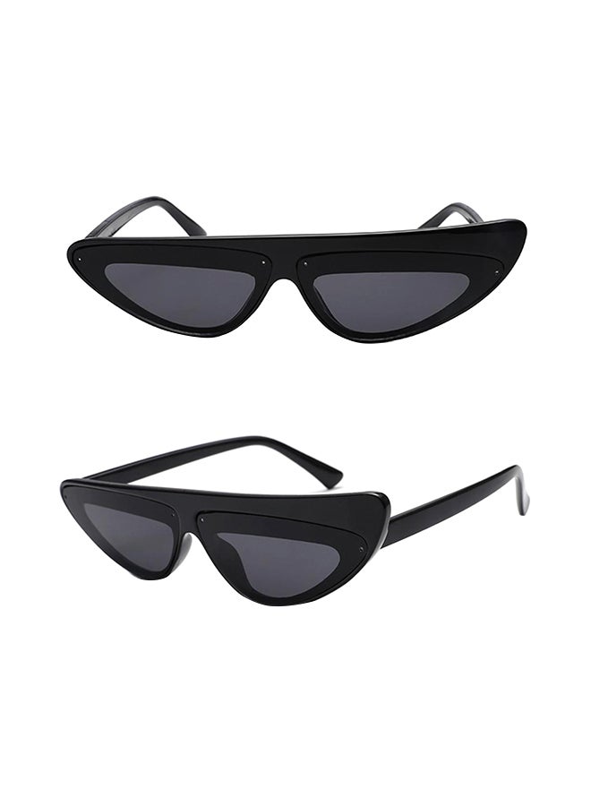 Women's Retro Plastic Frame Triangular Sunglasses - Image 1