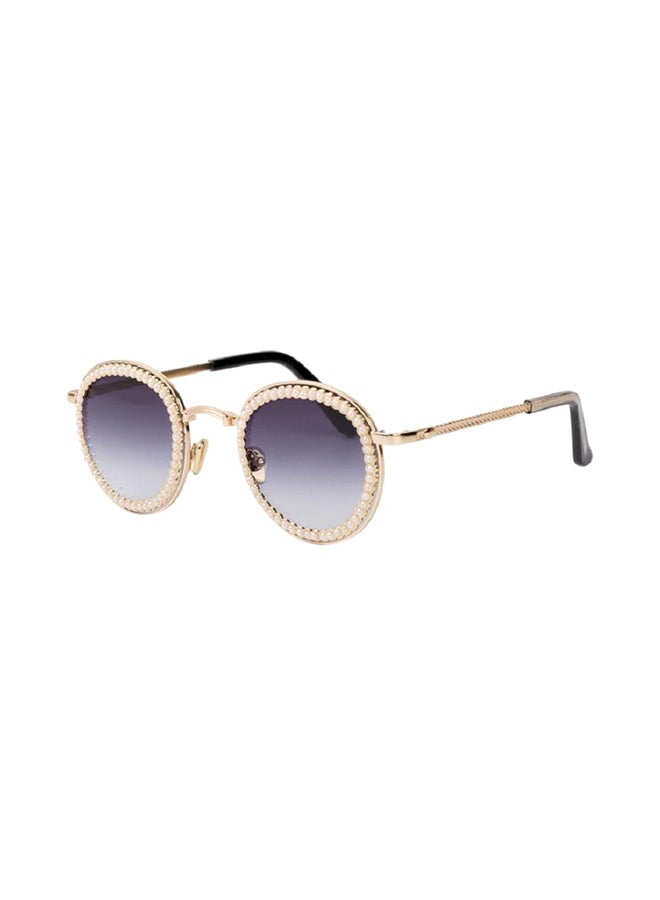 PARTAGAS Women's Pearl Round Frame Sunglasses - Image 3