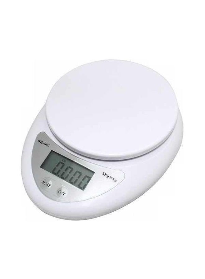 ميزان رقمي بشاشة LCD يقيس حتى 5 كجم أبيض - Image 5