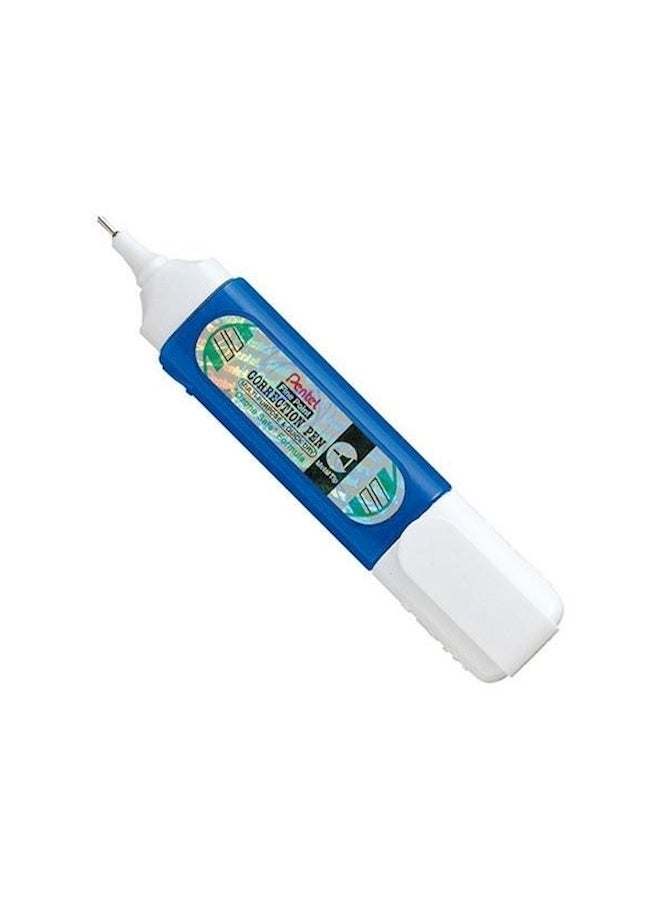 Pentel - Correction Pen Fluid White/Blue - Image 1