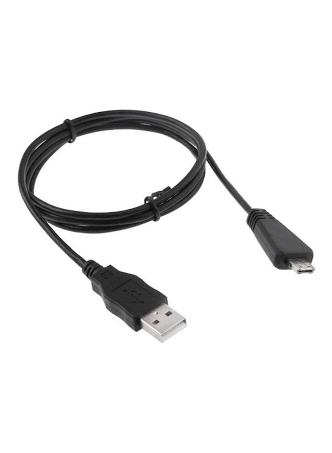 Data Sync Charge Cable For Sony Camera Black - Image 2