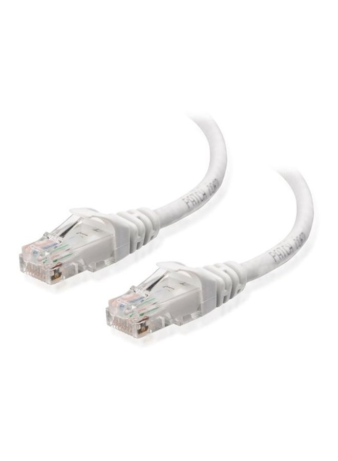كابل شبكة محلية (LAN) كات 6 بلس عالي السرعة بمنفذ RJ45 وبتردد 1 جيجاهيرتز وطول 10 متر أبيض