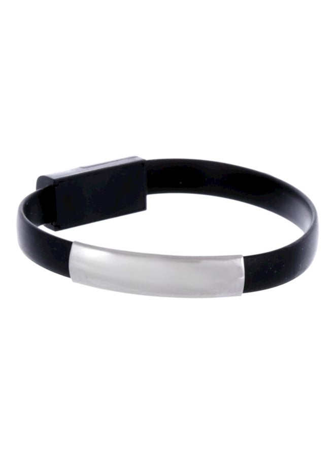 Bracelet With Data And Charging Cable For iPhone 5/iPhone 6 Black  - Image 3