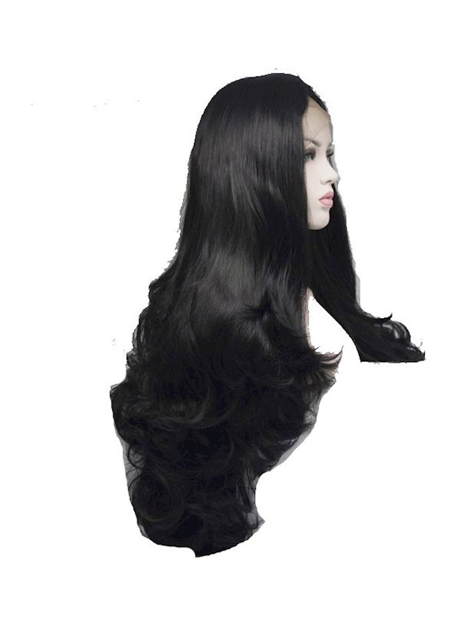 Long Hair Hair Extension Black - Image 2