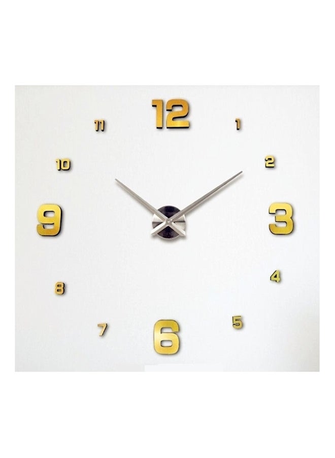 3D Acrylic Material Removable Wall Clock Multicolour - Image 2