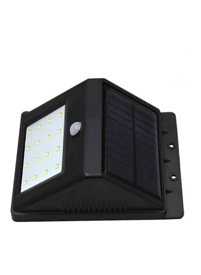 Outdoor Solar Motion Senor Detector Wall Lamp White - Image 1