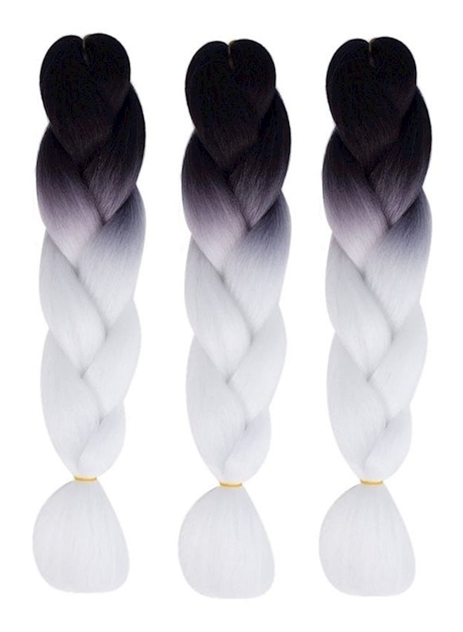 3 Piece African Braids Hair Extension Set Multi Color