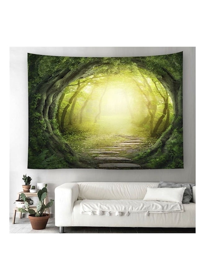 Generic - Tree Mist Scene Printed Wall Hanging Multicolour - Image 1