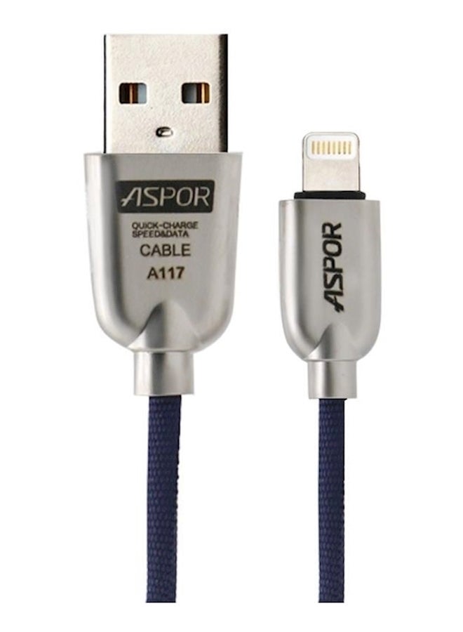 Generic - Aspor A117 Kriste Lightning Cable Blue - Image 1
