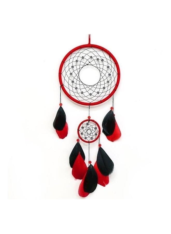 Handmade Traditional Feather Wall Hanging Multicolour  - Image 1