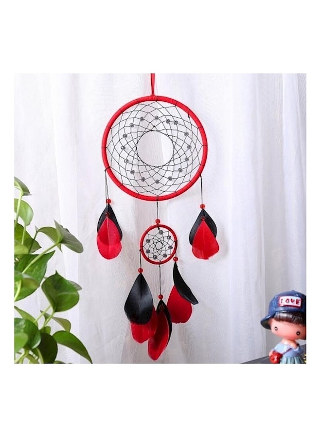 Handmade Traditional Feather Wall Hanging Multicolour  - Image 3