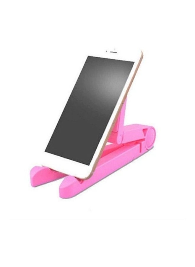 حامل هاتف خلوي قابل للطي وردي - Image 4