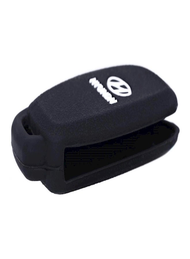 Generic 3-Button Car Key Cover For Hyundai Black  - Image 2