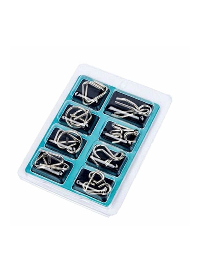 Pack Of 4 3D Pegged Puzzle Set