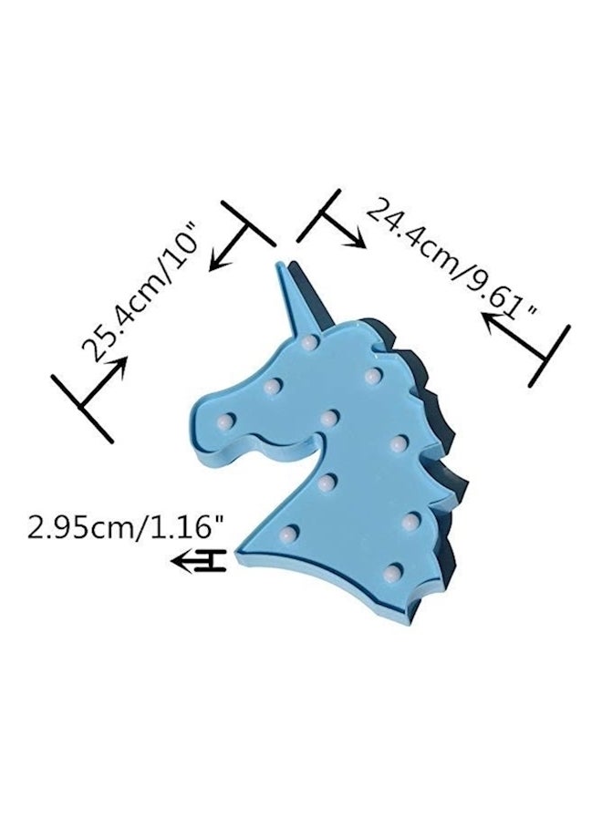 Generic - Unicorn Lights Table Lamp Blue - Image 1