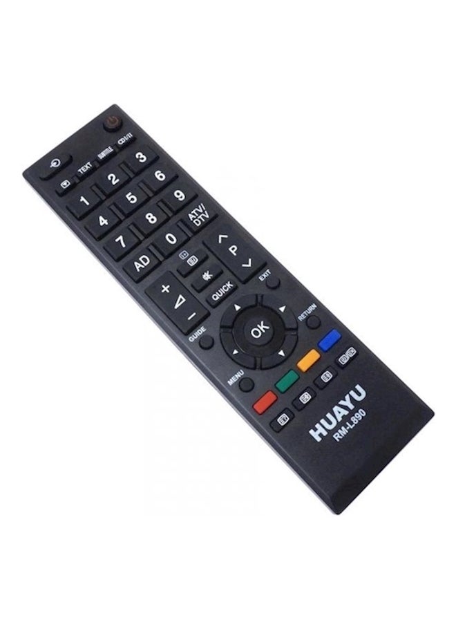 Huayu Remote Control For Toshiba LCD/LED TV Black