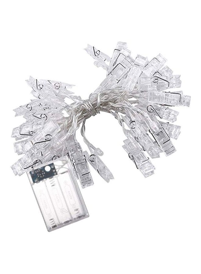 Generic - 40 LED Card Photo Clip Lights Yellow - Image 1