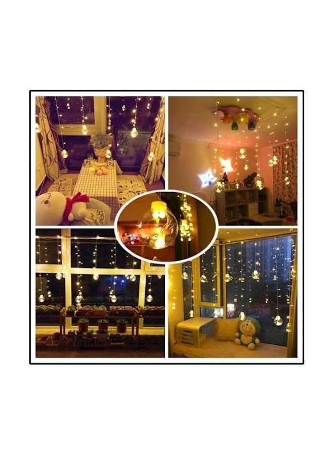 مصابيح زينة للتعليق في الخلفية أحمر - Image 4