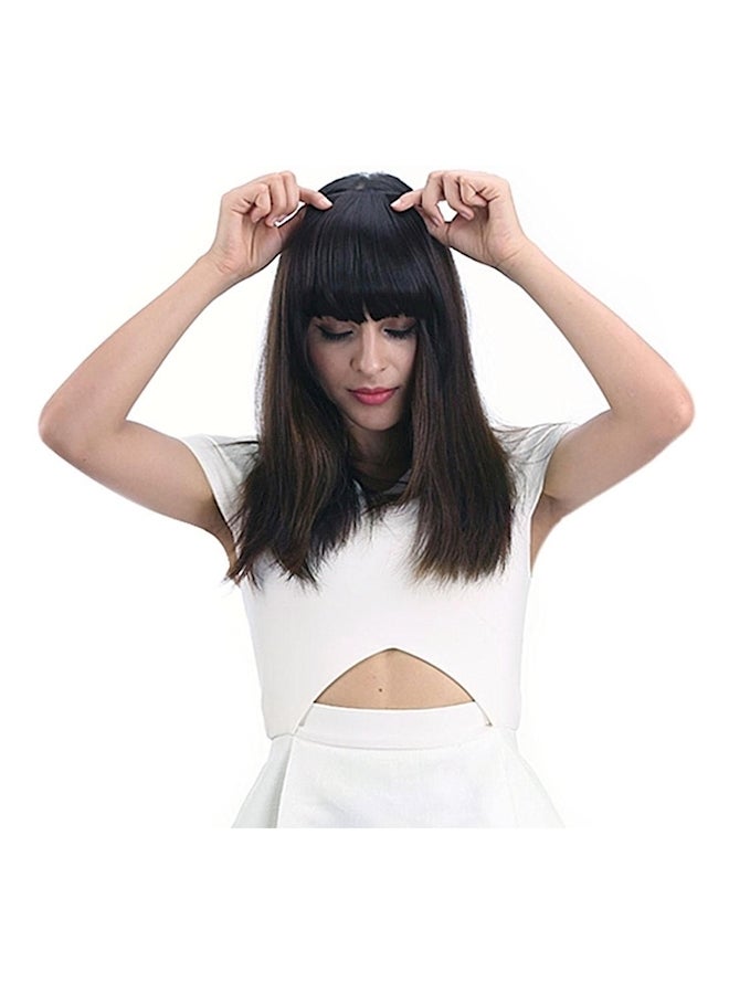 وصلة شعر اصطناعية أسود - Image 2