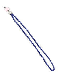Id Work Card Mobile Cell Phone Chain Straps Keychain Light Blue