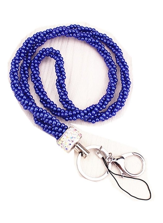Generic - Id Work Card Mobile Cell Phone Chain Straps Keychain Light Blue - Image 1