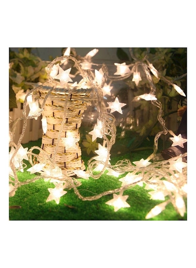 40 Led Battery Powered Star Lights Yellow 5meter - Image 3