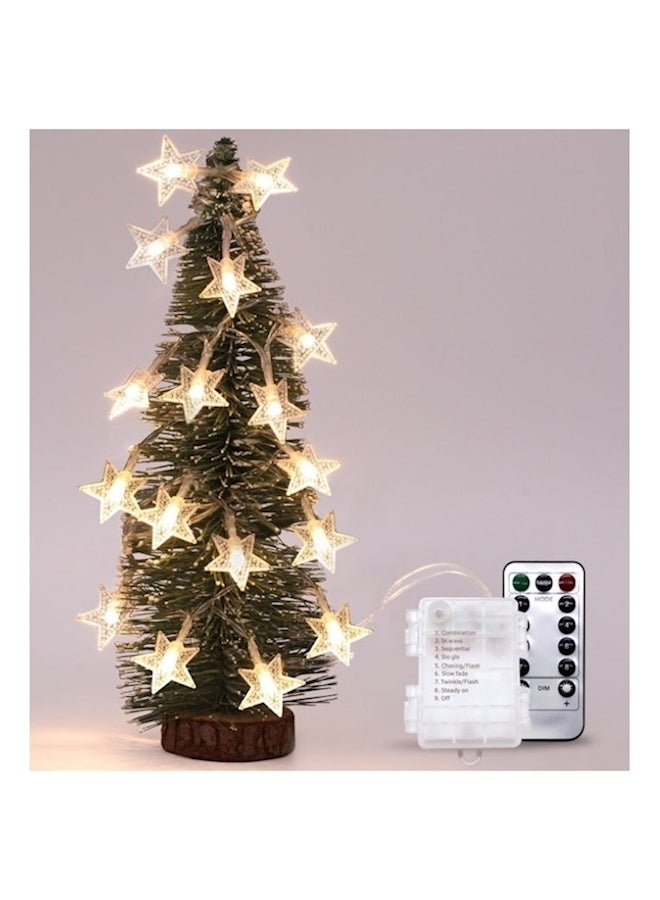 40 Led Battery Powered Star Lights Yellow 5meter - Image 2