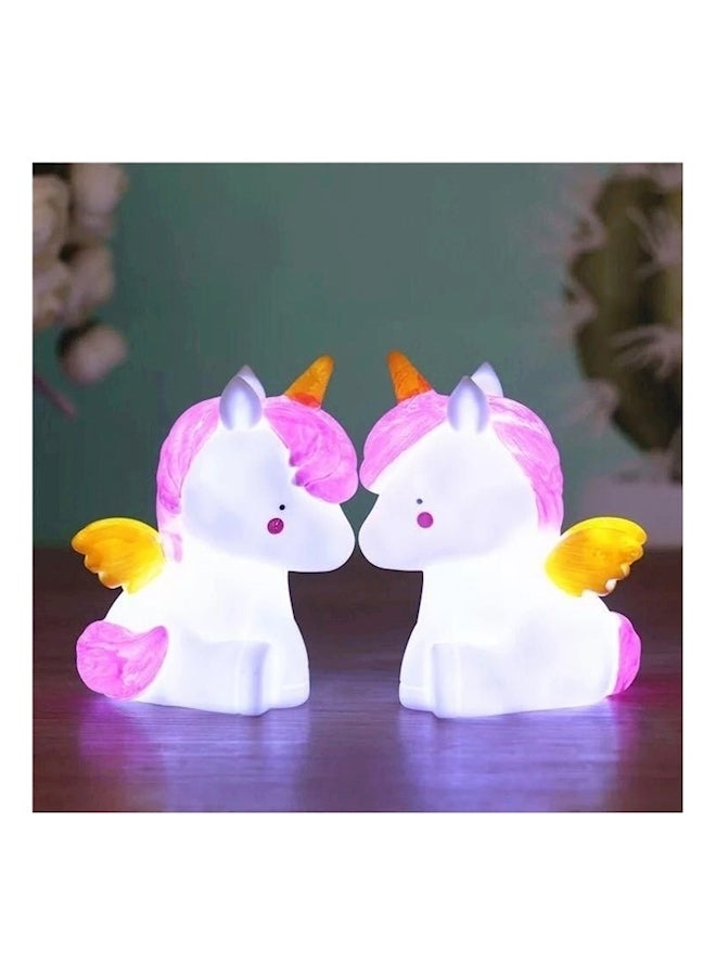 Generic - Unicorn Baby Light Cartoon Decorative Table Lamp Pink 15cm - Image 1